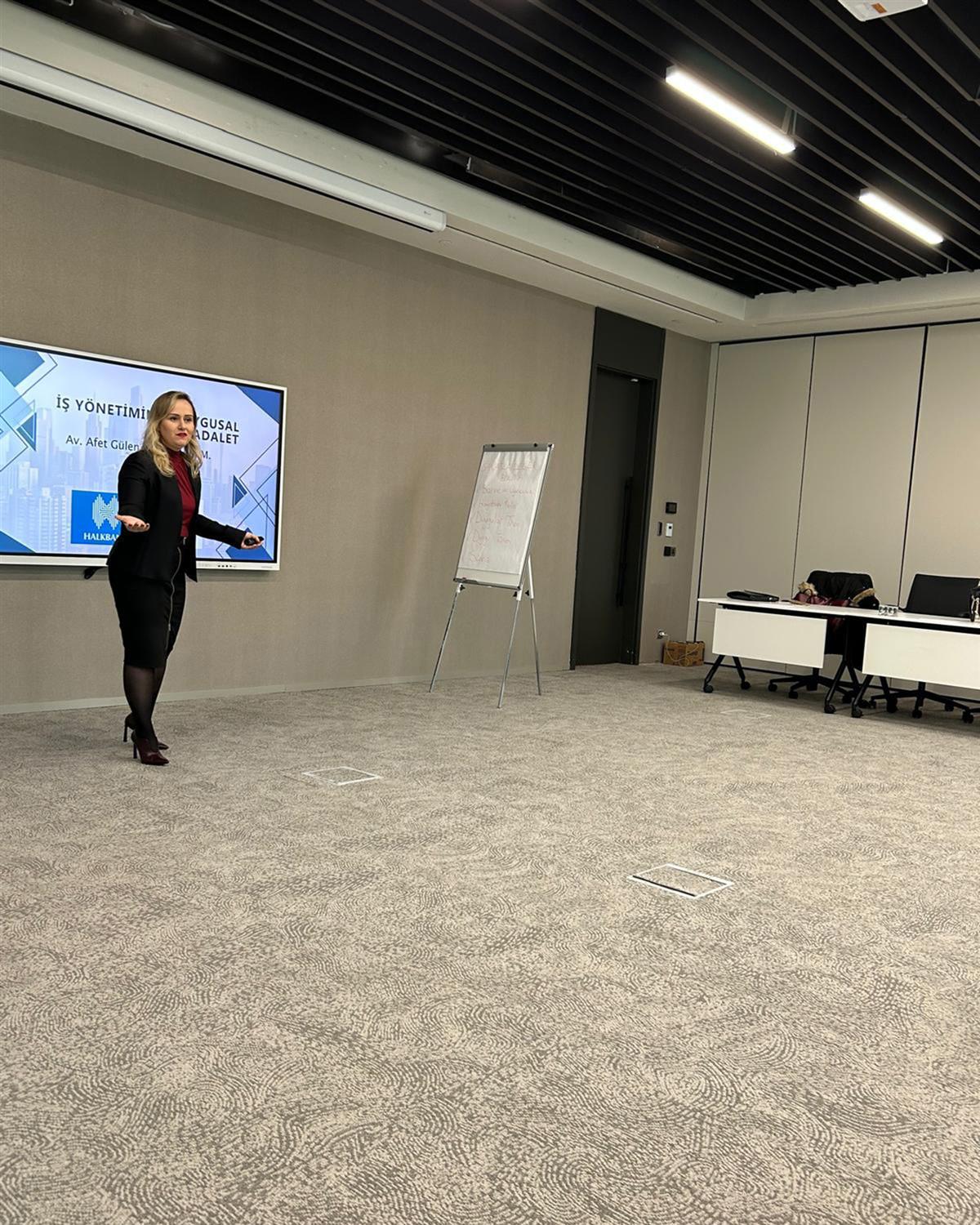 Halk Bankası “İş Yönetiminde Duygusal Adalet” eğitimi